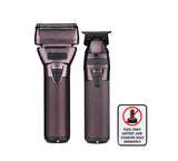 BABYLISSPRO FXONE Purple Trimmer & Double Foil Shaver FX1FSTPTO